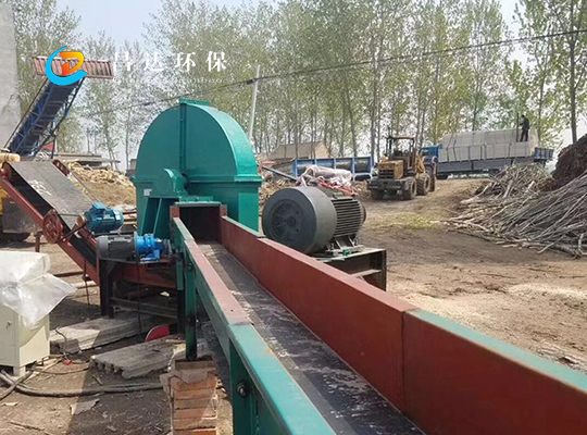 昌達**削片機客戶（hù）現場